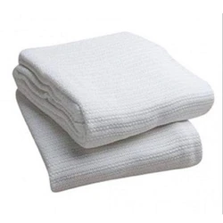 Cotton Hospital Blanket Natural fiber, humanbeing