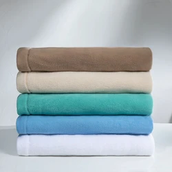 Hotel Fleece Blanket Double stitched both ends