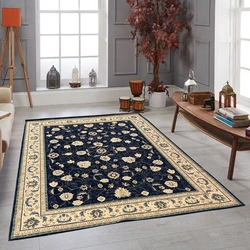 Machine Made Oriental Rugs Overstitch pattern across