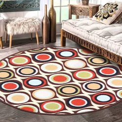 Machine Made Multicolor Rugs Edge and canvas Backing