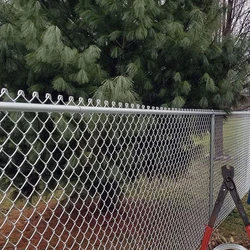 Silver Chain Link Fencing
