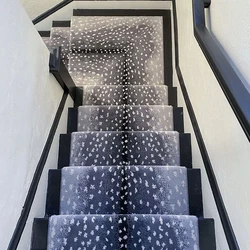 Antelope Stair Runner Carpet Back side has anti-slip