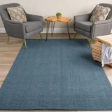 Cobalt Ribbed Carpet, stain, fade resistant