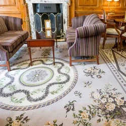 Axminster Woven Carpet, adhesive protective
