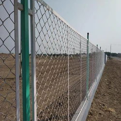 Silver Iron Fence