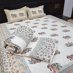 double bed jaipuri razai Light Weight Warm and Cozy