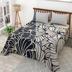 Printed fiber Double Bed Quilt thick and cozy