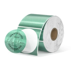 Glitter Thermal Labels Rolls, Premium-grade materials