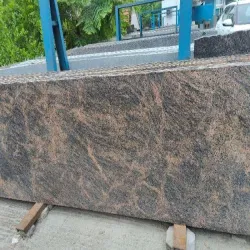 Blue Golden Granite Slab, Size 6 x 8 feetL x W