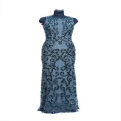 RICHA FASHION WORLD LONG PRINTED GOWN, Stitch Type Stitch