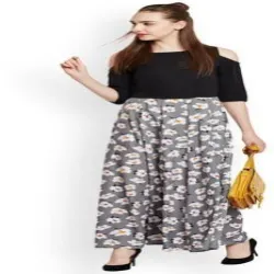 Cold-shoulder kurti cum, Type Western