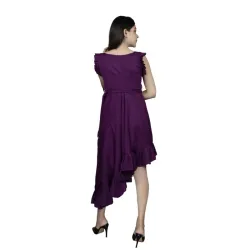 Ladies One Piece Dress, Color Orange