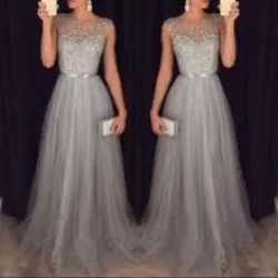 Party Gowns, Sleeve Type Half Sleeve