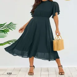 printed Dress for women, Wash Care Machine wash