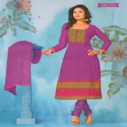 Ankle Ziyaa Womens Georgette Dress, Occasion Party Wear, Color MULTI, Stitch Type Unstitched