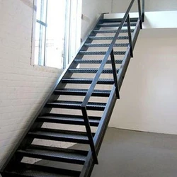 MS Staircase Fabrication — Rectangle shapes polished