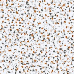 White O Dusk Terrazzo Flooring, Surface Finish semi Glass Finish, Matt Finish