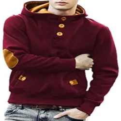 Knitwear Hoodie and Fleece Vest, Fabric Fleece