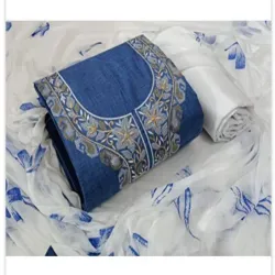 Embellished Luxury Dress, Dupatta Material Net