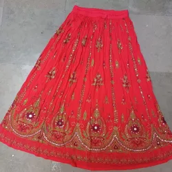 Lining Long Skirt, Fabric Cotton