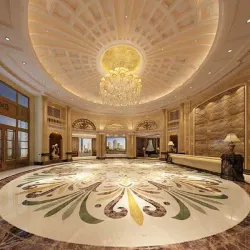 Multicolor Polished Inlay Tiles, Color White