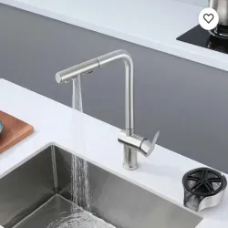 Bathroom Basin Tap, Color Black And Golden