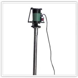 Pelican Dispenser Drum Pumps, Color Red and Silver