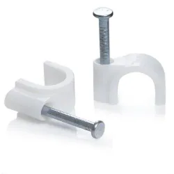 Circle Cable Clip, Accessory Or Part Name CIRCLE CABLE CLIP, NAIL CABLE CLIP, CABLE CLIP, PVC CLIP