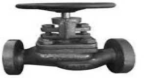 Cast Iron Globe Valve, Body Material Stainless Steel