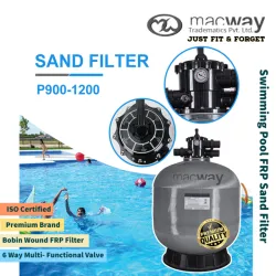Swimming Pool Sand Filter Emopotr, Material Mild Steel