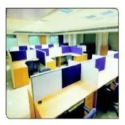 Office Cubicle Workstation, Table Top Thickness 20-23 mm