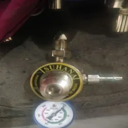 25 inch 63 mm ITEC Tri Clover Pressure Gauge, 0 to 25 bar0 to 400 psi, Mounting Bottom