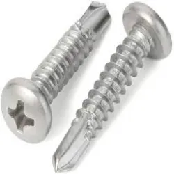 Hex Head Self Drilling Screw, Finish Polished