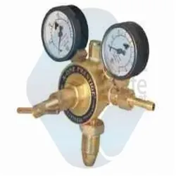 With Heater Flow Meter Single Stage Double Gauge, Flow Rate Range 0-5 LPM