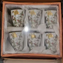amruttulya tea cup printing, Pack Contains 4 Piece