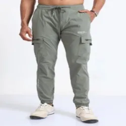 Black Red Jogger, Waist Size 30