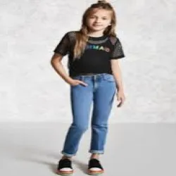 Dark Blue Kids Jeans, Packaging Type Packet