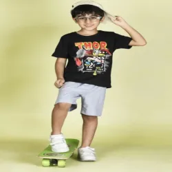 Kids Hodded T Shirt, GSM 140 GSM