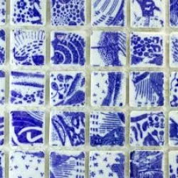 Flower Printed Tile, Material Ceramic