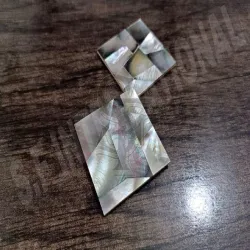 Pearl Tiles, Material Black stone, Thickness 20 mm