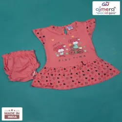 Girls Designer Frock, Fabric Cancan