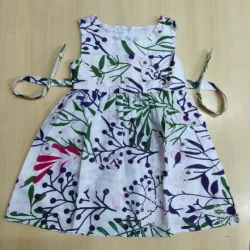 Baby Girl Frock, Color White