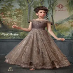 Kids Gown, Color Blue