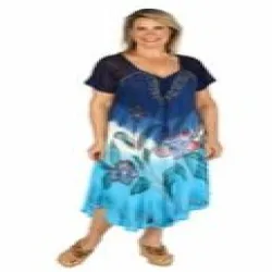 Round Neck Dress, L XL, 1 Set Includes 5 Size