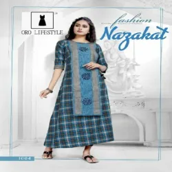 Designer Kurti Gown, 53 109 cotton