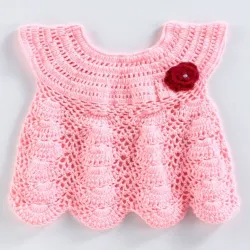 Kids Sequin Frock, Fabric Silk