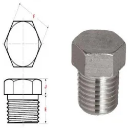 Hex Head Plug, Shape Hexagonal