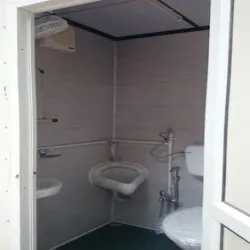 Portable Container Toilet, Shape Square