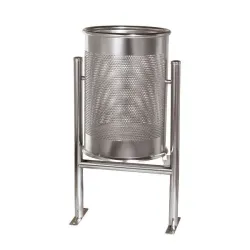 Brand Prabhat Steel Stainless Steel Duo Dustbin, Color Silver, Structure Open Top