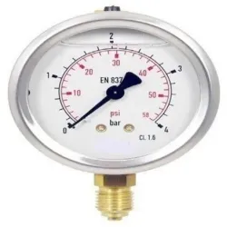 Boiler Pressure Gauges, Brand LA